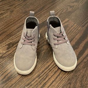 Grey boys shoes